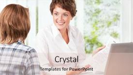  Presentation with contract - Audience pleasing theme consisting of school management - beautiful businesswoman working with contract backdrop and a lemonade colored foreground