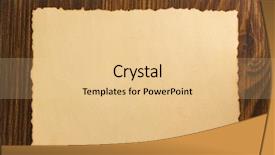  Presentation with parchment paper - Audience pleasing slide set consisting of school photo album - paper parchment on wooden background backdrop and a lemonade colored foreground