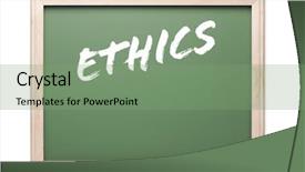  Presentation with chalkboard - Slides enhanced with school principal - chalkboard series isolated background and a seafoam green colored foreground