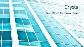  Presentation with high rise building - Beautiful PPT layouts featuring president - trumpet shall sound backdrop and a light blue colored foreground.