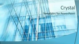  Presentation with high rise building - Beautiful PPT layouts featuring school property - panoramic and perspective wide angle backdrop and a  colored foreground