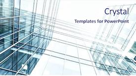  Presentation with high rise building - Slide deck having school property - panoramic and perspective wide angle background and a sky blue colored foreground