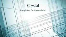  Presentation with modern school building - Amazing presentation theme having school property - panoramic and perspective wide angle backdrop and a sky blue colored foreground