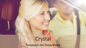  Presentation with road trip - Slides featuring school property - transport leisure road trip background and a coral colored foreground