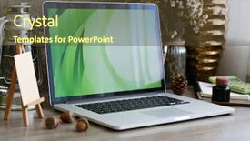  Presentation with report card - Cool new theme with school report card pen - workplace retro design concept backdrop and a tawny brown colored foreground