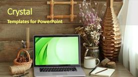  Presentation with design - Colorful presentation theme enhanced with school report card pen - workplace retro design concept backdrop and a  colored foreground