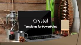  Presentation with report card - Cool new presentation design with school report card pen - workplace retro design concept backdrop and a wine colored foreground