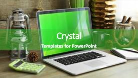  Presentation with design - Presentation theme consisting of school report card pen - workplace retro design concept background and a  colored foreground