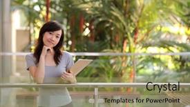  Presentation with new beginnings - Theme consisting of school start of new background and a yellow colored foreground