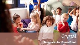  Presentation with infant hypoglycemia - Beautiful slide deck featuring comfortable corner of the classroom backdrop and a coral colored foreground