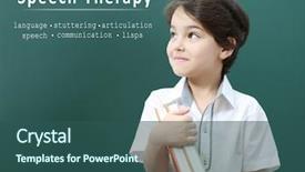  Presentation with speech therapy - Beautiful PPT layouts featuring school text speech therapy backdrop and a ocean colored foreground