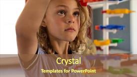  Presentation with school elementary - Audience pleasing PPT layouts consisting of schoolgirl interacting with a dna backdrop and a tawny brown colored foreground