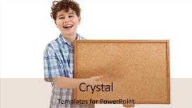  Presentation with noticeboard - Amazing presentation theme having game slide puzzle - illustration of easy maze backdrop and a light blue colored foreground