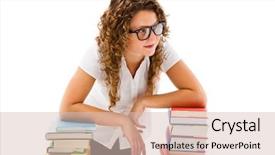  Presentation with tan book stack stacks of books - Cool new slides with chocolate - white background in pregnancy backdrop and a light gray colored foreground