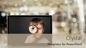  Presentation with home schooling - Slides featuring schooling-online-via-laptop-computer background and a mint green colored foreground