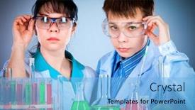  Presentation with lab - Amazing presentation having schoolteacher-and-student-working backdrop and a  colored foreground