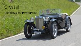  Presentation with 1950s - Slides consisting of schwaegalp-june-27-morgan-mg background and a tawny brown colored foreground