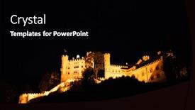  Presentation with bavaria - Theme enhanced with schwangau-castle-in-bavaria-germany background and a black colored foreground