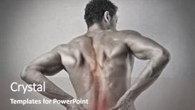  Presentation with backache - Cool new presentation with sciatica - backache backdrop and a  colored foreground