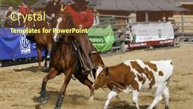  Presentation with rodeo - Cool new presentation with sciegny-poland-may-15-2005 backdrop and a tawny brown colored foreground