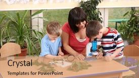  Presentation with biology - Amazing PPT layouts having elementary science - biology lesson in preschool backdrop and a  colored foreground