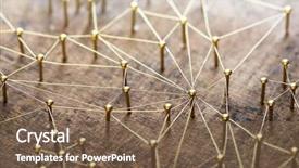  Presentation with science abstract - Theme having science - linking entities network networking social background and a violet colored foreground