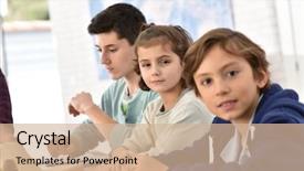  Presentation with old school punk rock leather - Theme having science 10 - portrait of 10-year-old school boy background and a soft green colored foreground