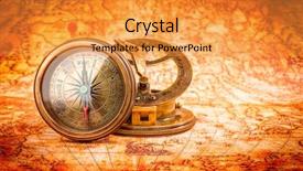  Presentation with life science - Beautiful PPT layouts featuring science abstract - vintage still life vintage compass backdrop and a  colored foreground