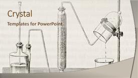  Presentation with hydrogen - Slides consisting of woman pouring body lotion on hand isolated on white background background and a light gray colored foreground