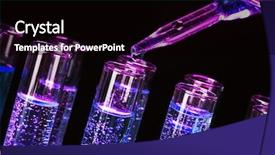  Presentation with black liquid - Audience pleasing presentation design consisting of science chemistry - test-tubes with liquid on black backdrop and a black colored foreground