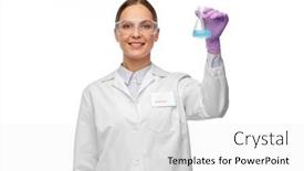  Presentation with chemical - Amazing PPT layouts having science-chemistry-and-people-concept backdrop and a white colored foreground