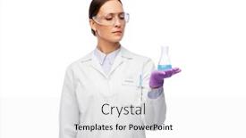  Presentation with chemical - Amazing PPT layouts having science-chemistry-and-people-concept backdrop and a white colored foreground