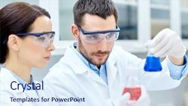  Presentation with chemistry pharmacy - Amazing PPT theme having science chemistry biology pharmacy backdrop and a sky blue colored foreground