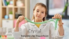  Presentation with chemistry - Audience pleasing PPT layouts consisting of science-childhood-and-chemistry-concept backdrop and a soft green colored foreground