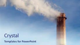  Presentation with coal - Amazing slides having science coal power - global pollution backdrop and a  colored foreground