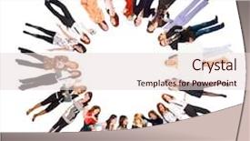  Presentation with corporate - Presentation theme having science company - concept image corporate culture background and a lemonade colored foreground