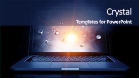  Presentation with networking world globalization global business - Amazing slide deck having science company - concept of global networking backdrop and a navy blue colored foreground