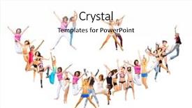  Presentation with team - Audience pleasing PPT layouts consisting of science company - smiley people team portrait backdrop and a  colored foreground