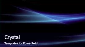  Presentation with science abstract - Amazing slide set having science desktop wallpaper - abstract blue waves on black backdrop and a  colored foreground