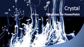  Presentation with water flow - Presentation theme with science desktop wallpaper - abstract ink background flow background and a  colored foreground