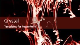  Presentation with ink - Beautiful slides featuring science desktop wallpaper - abstract ink backdrop and a  colored foreground