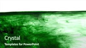  Presentation with ink - Cool new PPT theme with science desktop wallpaper - abstract ink backdrop and a  colored foreground