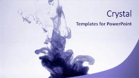  Presentation with water science - Cool new slides with science desktop wallpaper - ink in water backdrop and a sky blue colored foreground