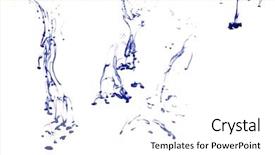  Presentation with ink - Presentation theme featuring science desktop wallpaper - ink background and a  colored foreground