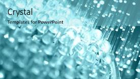  Presentation with fiber optics - PPT theme featuring energy solutions - fiber optics background with lots background and a light blue colored foreground
