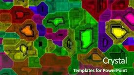  Presentation with tech science - Presentation theme featuring science fiction background - abstract high tech circuitry technology background and a forest green colored foreground