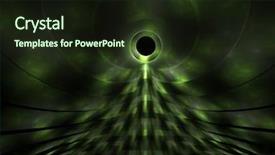  Presentation with green science - Amazing presentation theme having science fiction background - fractal rendering of neon green backdrop and a wine colored foreground