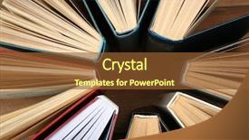  Presentation with science fiction - Slide deck consisting of science fiction school - group of books on wooden background and a tawny brown colored foreground