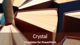  Presentation with science fiction - Presentation design having science fiction school - heart of books close up background and a wine colored foreground