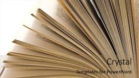  Presentation with open book - Amazing theme having no parking sign with the same in greek backdrop and a violet colored foreground